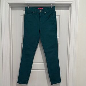 Lilly Pulitzer Deep Teal Skinny Jeans